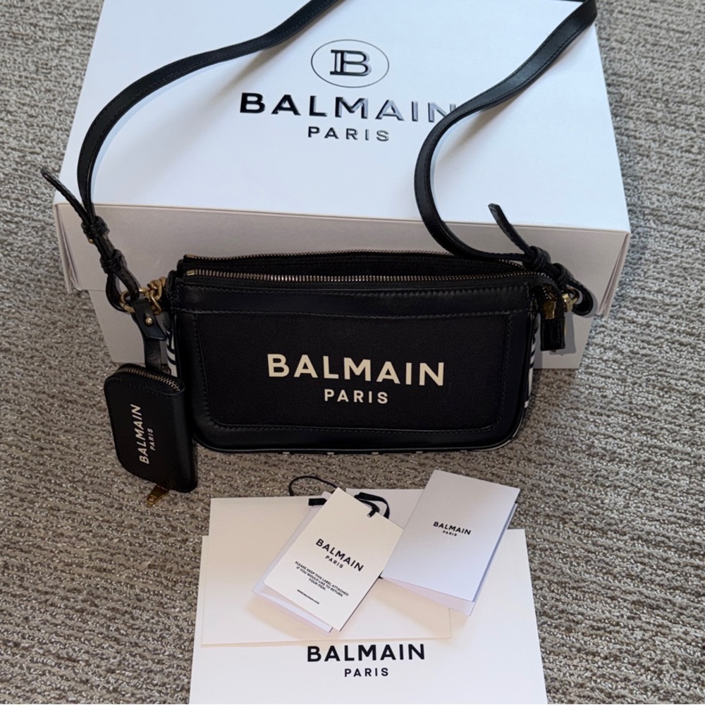Balmain Black and Gold Chain Bag - Picture 5 of 5